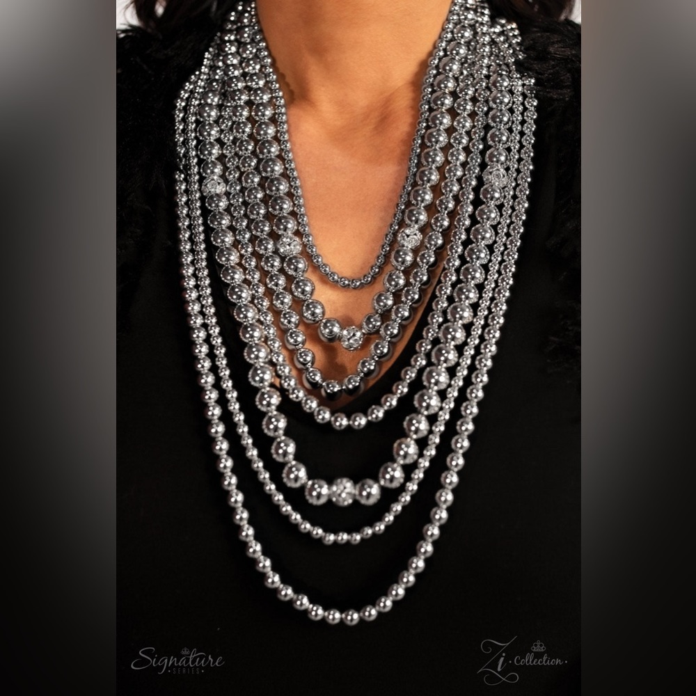 Zi Collection TINA necklace and earrings -paparazzi